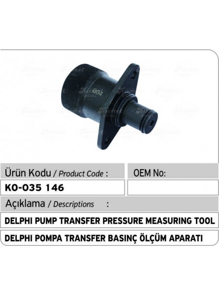 Delphi Pump Transfer Pressure Measuring Tool 004